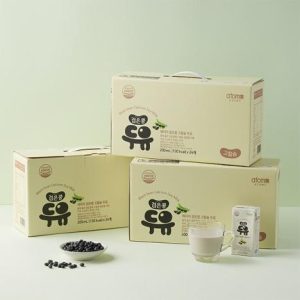 Атоми Соевое молоко с черными бобами и кальцием 3 набора (24 шт*3)