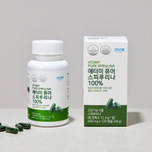 Атоми Чистая спирулина 100% (120 капсул, 40 дней)