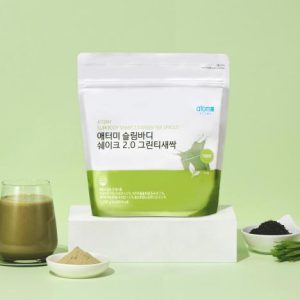 Атоми Slimbody Shake 2.0 Зеленый чай и ростки (большая упаковка) (1,200г, bulk pack)