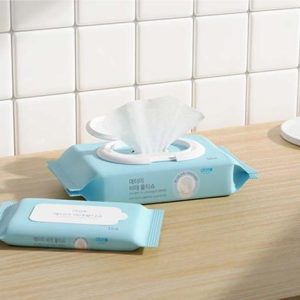 Атоми Влажные салфетки для биде с крышкой (50 шт x 8 упаковок)