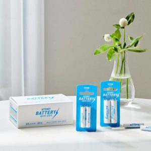 Атоми Батарейки AA (2 шт X 10 упаковок, всего 20 шт)