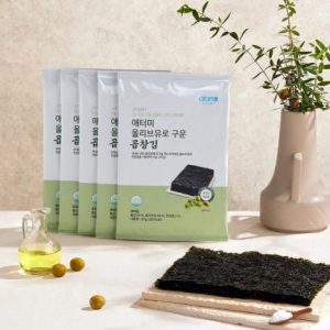 Атоми Жареные водоросли с оливковым маслом (цельные, 5 шт)