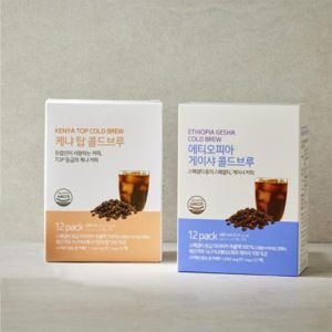 Атоми Подарочный набор Cold Brew (Эфиопия Гейша 1 набор + Кения Top 1 набор)